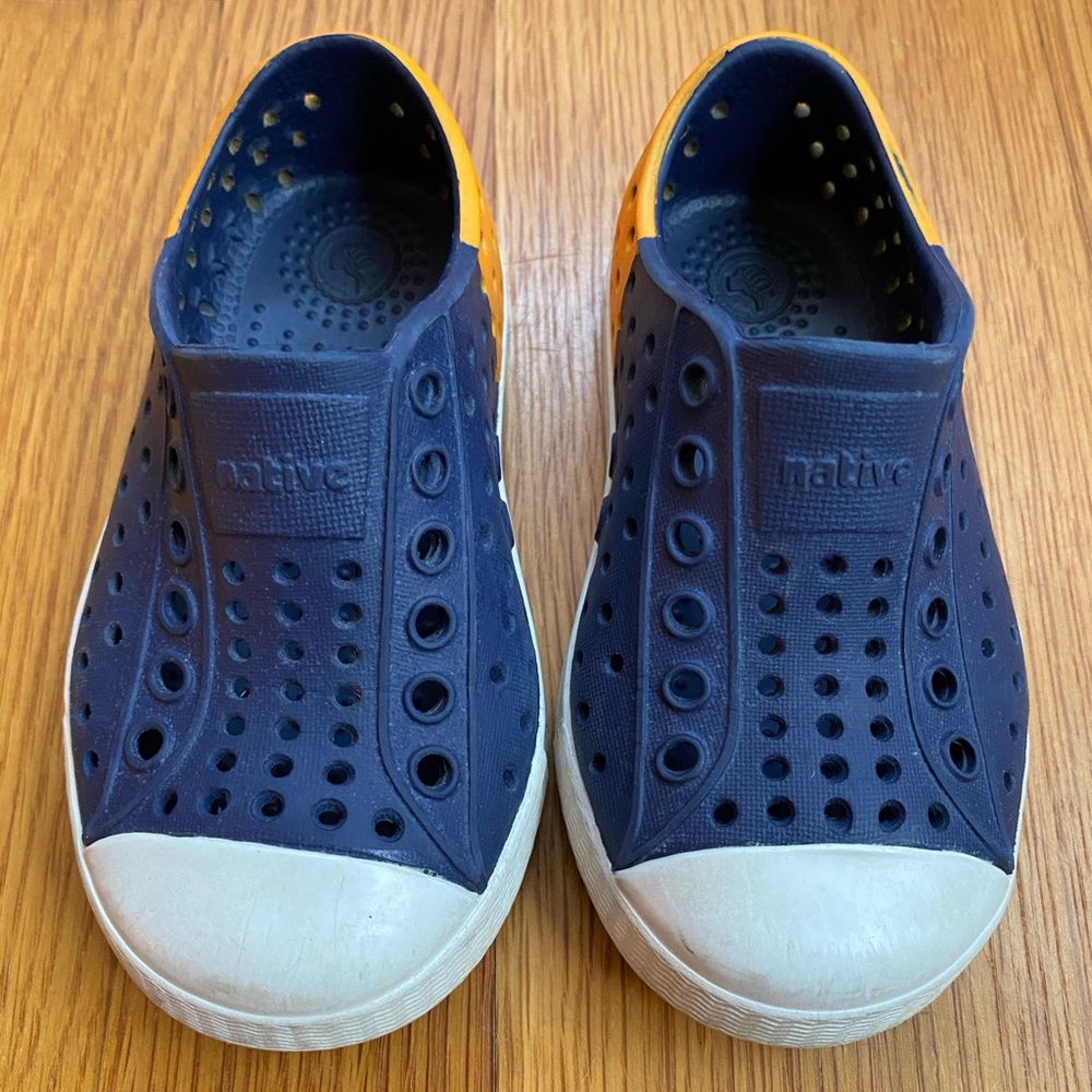 Toddler Natives - navy & orange